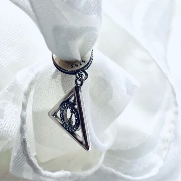 ⚡ Lot of 2 Harry Potter Dangle Charms – Slytherin &  Deathly Hallows✨ - Picture 5 of 13